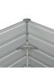 Raised Garden Bed Brown 160x80x77 cm Galvanised Steel - 6