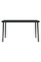 7 Piece Garden Dining Set Black - 5