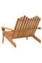 Adirondack Garden Bench 126 cm Solid Wood Acacia - 4