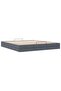Ottoman Bed Frame No Mattress Dark Grey 180x200 cm Super King Velvet - 5