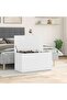 Storage Chest White 84x42x46 cm Engineered Wood - 2