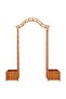 Garden Pergola with Planter Solid Firwood - 2
