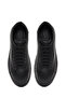 Men's Black Lace-Up Thick Sole Sports Shoes, Genuine Leather Sneaker 25Wfd8240Ft - 7