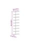 Wall-mounted Wine Rack for 9 Bottles Black Iron - 3