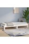 Pull-out Day Bed without Mattress White 2x(90x200) cm - 2