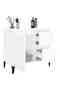 Bathroom Cabinet White 65x33x60 cm Engineered Wood - 2