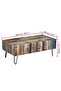 Coffee Table Solid Reclaimed Wood 100x50x38 cm - 3