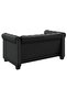 Chesterfield 2-Seater Artificial Leather Black - 4