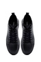 Men's Black Zippered Leather Sports Boots 25Wfd760618 - 4