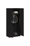 Wardrobe Black 90x52x200 cm Engineered Wood - 2