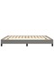 Bed Frame without Mattress Dark Grey 180x200 cm Super King Fabric - 5