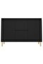 Sideboard Black 101x35x70 cm Engineered Wood - 4