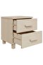 Bedside Cabinet HAMAR Honey Brown 40x35x44.5cm Solid Pinewood - 4