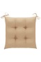 Garden Chairs with Beige Cushions 6 pcs Solid Teak Wood - 8