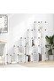 Storage Cube Organiser with 15 Cubes Transparent PP