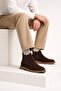 Men's Brown Suede Leather Chelsea Boots 25Wfd670410 - 2