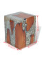 Stool Solid Teak Wood and Resin - 3