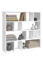 Book Cabinet/Room Divider White 105x24x102 cm - 2