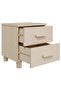 Bedside Cabinets HAMAR 2 pcs Honey Brown 40x35x44.5cm Solid Wood - 5