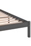 Bed Frame without Mattress Solid Wood Pine 160x200cm Grey - 5