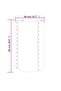 Garden Planter Galvanised Steel 40x40x68 cm Anthracite - 2