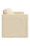 Floor Sofa Bed 2-in-1 Cream 112x174x55 cm Fabric - 5
