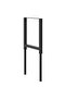 Adjustable Work Bench Frames 2 pcs Metal 55x(69-95.5) cm Black - 7