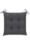 Garden Chairs with Anthracite Cushions 6 pcs Solid Teak Wood - 8