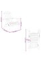 Garden Adirondack Chair Solid Acacia Wood - 3
