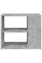 Side Cabinet Concrete Grey 60x30x50 cm Engineered Wood - 2