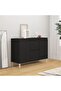 Sideboard Black 101x35x70 cm Engineered Wood