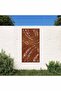 Garden Wall Decoration 105x55 cm Corten Steel Leaf Design
