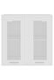 Hanging Glass Cabinet Lyon White 60x31x60 cm Engineered Wood - 6