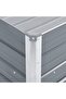 Garden Raised Bed Galvanised Steel 100x40x45 cm Grey - 4
