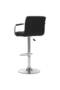 Bar Stools 2 pcs Black Fabric - 5