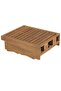 Folding Sun Lounger Solid Acacia Wood - 6