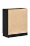 Sideboard with Drawer Black Oak 60 x 30 x 70 cm Engineered Wood - 5