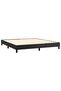 Box Spring Bed Frame Black 180x200 cm Super King Faux Leather - 2