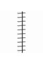 Wall-mounted Wine Racks for 20 Bottles 2 pcs Black Metal - 7