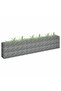 Gabion Raised Bed Galvanised Steel 270x30x60 cm