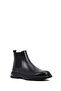 Men's Black Leather Chelsea Boots 25Wfd633018 - 8