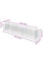 Gabion Raised Bed Galvanised Steel 270x50x50 cm - 3