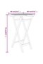 3 Piece Garden Dining Set Solid Wood Teak - 7