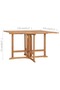 Folding Garden Dining Table 110x110x75 cm Solid Wood Teak - 3
