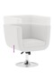 Bar Chairs 2 pcs White Faux Leather - 6