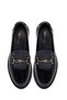 Women's Black Buckle Genuine Leather Masculine Loafer, Winter Shoes 25Afd260226 - 7