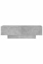 Coffee Table Concrete Grey 100x49.5x31 cm Engineered Wood - 2