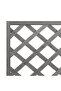 Planter with Trellis Grey Solid Wood Fir - 7