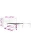 Bed Frame without Mattress Solid Wood Pine 140x200cm Black - 3