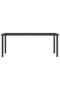 7 Piece Garden Dining Set Poly Rattan Black - 2